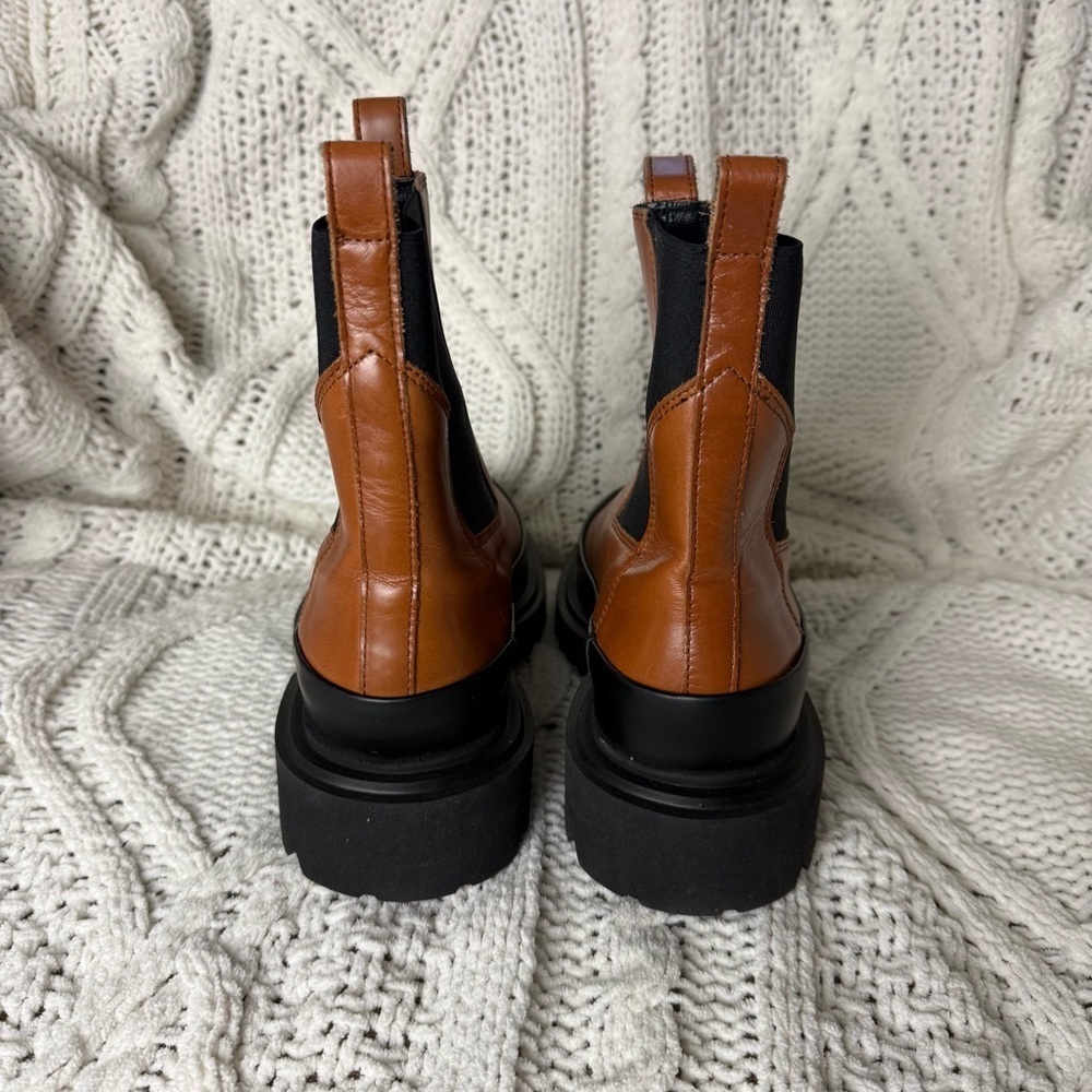 All Saints Harlee Lug Sole Chelsea Boot Size 35 - Picture 3 of 6